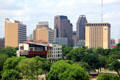 Skyline of San Antonio. San Antonio, TX.