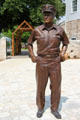 Admiral Chester W. Nimitz sculpture at Admiral Nimitz Museum. Fredericksburg, TX