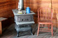 New Lilac Darling cast-iron stove in Weber Sunday House at Pioneer Museum. Fredericksburg, TX.