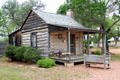 Walton-Smith log cabin at Pioneer Museum. Fredericksburg, TX.