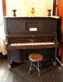 Piano by Harrington Autotone of New York in Fassel-Roeder House at Pioneer Museum. Fredericksburg, TX.