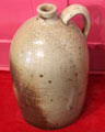 Stoneware jug by Guadalupe Pottery of Seguin, TX at Pioneer Museum. Fredericksburg, TX.