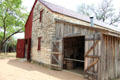Blacksmith barn in Kammlah Barn at Pioneer Museum. Fredericksburg, TX.