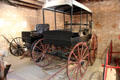Horse-drawn carriages at Pioneer Museum. Fredericksburg, TX.