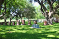 Johnson family cemetery at LBJ Ranch. Stonewall, TX.