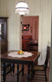 Dining area in LBJ birthplace house at Lyndon B. Johnson NHP. Stonewall, TX.