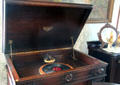 Turntable of Victrola record player at Chambers House Museum. Beaumont, TX