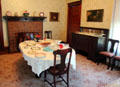 Dining room at Chambers House Museum. Beaumont, TX.