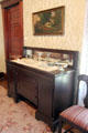 Sideboard in dining room at Chambers House Museum. Beaumont, TX.
