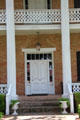 Entrance of Earle-Napier-Kinnard House Museum run by Historic Waco Foundation. Waco, TX.