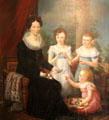 Portrait of Cunningham family with oldest child Ann Pamela Cunningham at McCulloch House. Waco, TX.
