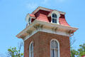 Italianate tower at East Terrace House. Waco, TX.