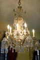 Dining room chandelier at East Terrace House. Waco, TX.