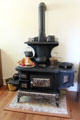 Andes cast iron stove at East Terrace House. Waco, TX.