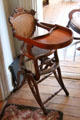 Convertible infants high chair & rocking chair at East Terrace House. Waco, TX.