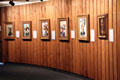 Gallery of noted Rangers at Texas Ranger Hall of Fame and Museum. Waco, TX.
