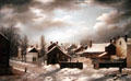 Winter Scene in Brooklyn painting by Francis Guy at Dallas Museum of Art. Dallas, TX.