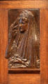 Bessie Smith White bronze portrait relief by Augustus Saint-Gaudens at Dallas Museum of Art. Dallas, TX.