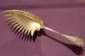 Silver bird pattern macaroni knife by B.D. Beiderhase & Co., New York City at Dallas Museum of Art. Dallas, TX.
