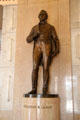Mirabeau B. Lamar statue in Hall of Heroes in Hall of State at Fair Park. Dallas, TX.