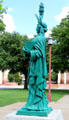 Model of Statue of Liberty at Fair Park. Dallas, TX.