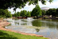 Lagoon at Fair Park. Dallas, TX.
