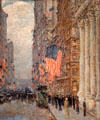 Flags on the Waldorf painting by Childe Hassam at Amon Carter Museum of American Art. Fort Worth, TX.
