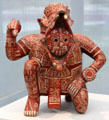 Ceramic Mixtec Rain God vessel from Colima, Mexico at Kimbell Art Museum. Fort Worth, TX.