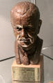 LBJ bust presented by LBJ to the Under Secretary of Education & Welfare in1968 at LBJ Museum. San Marcos, TX.