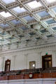 Ceiling in Senate chamber at Texas State Capitol. Austin, TX.