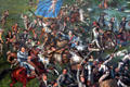 Detail of Battle of San Jacinto painting by H.A. McArdle at Texas State Capitol. Austin, TX.