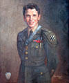 Captain Audie Murphy, WWII hero portrait by Kipp Soldwedel at Texas State Capitol. Austin, TX.