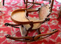 Convertible child's high chair & rocking chair at Neill-Cochran House Museum. Austin, TX.