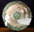 Fragment of Mexican majolica bowl at Bullock Texas State History Museum. Austin, TX.