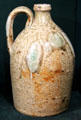 Wilson stoneware 1/2 gallon whiskey jug at Bullock Texas State History Museum. Austin, TX.