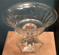 Glass bowl from Glen Eden Plantation of Preston Bend, TX at Bullock Texas State History Museum. Austin, TX.
