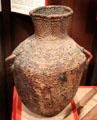 Apache water jug at Bullock Texas State History Museum. Austin, TX.