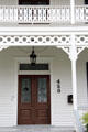 Front door of Stafford-Miller House. Columbus, TX.