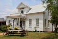 Muenzler House museum moved from Cost, TX at Pioneer Village. Gonzales, TX