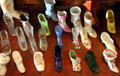 Glass shoe & boot collection at Conservation Plaza. New Braunfels, TX.