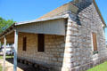 Church Hill School built of hand-hewn limestone & first to be located in the area at Conservation Plaza. New Braunfels, TX.