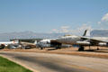 Planes lined up on approach to Hill Aerospace Museum. UT.