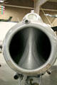 Nose air intake of MiG-17F at Hill Aerospace Museum. UT.