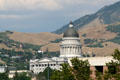Utah State Capitol against hills surrounding Salt Lake. Salt Lake City, UT