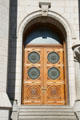 Entrance doors of Mormon Temple. Salt Lake City, UT.