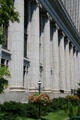 Greek Ionic pilasters of Mormon Church Administration Building. Salt Lake City, UT.