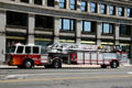 Salt Lake City Fire Department ladder truck. Salt Lake City, UT.