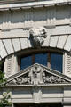 Buffalo carving over corner entrance of Newhouse Building. Salt Lake City, UT.