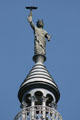 Statue of Columbia holding eagle atop Salt Lake City & County Building. Salt Lake City, UT.