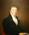Portrait of Simon Walker by Gilbert Stuart at Utah Museum of Fine Art. Salt Lake City, UT.